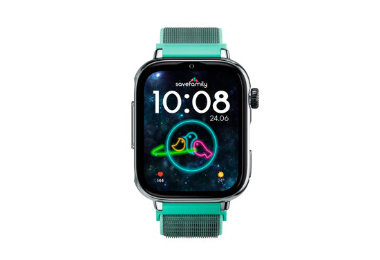 Montre connectée enfant SAVEWATCH PLUS 2 Silver/Ocean
