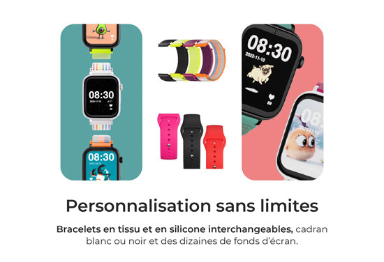 Montre connectée Enfant SAVEWATCH PLUS White/Unicorn