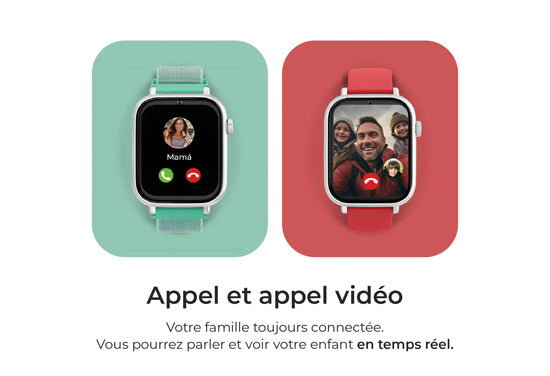 Montre connectée Enfant SAVEWATCH PLUS White/Ocean