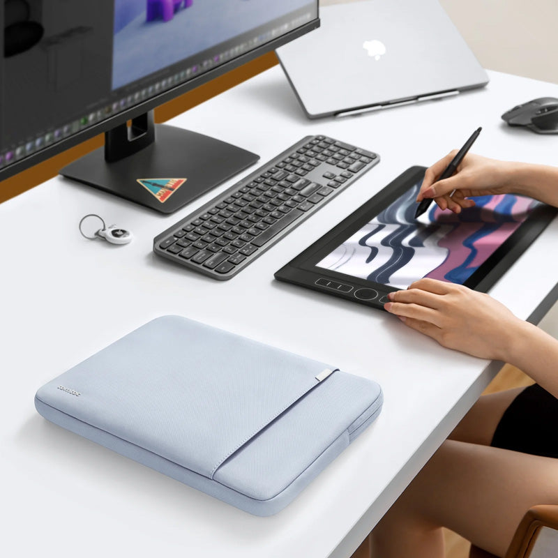 Housse Defender-A13 MacBook Pro 14" Light Blue