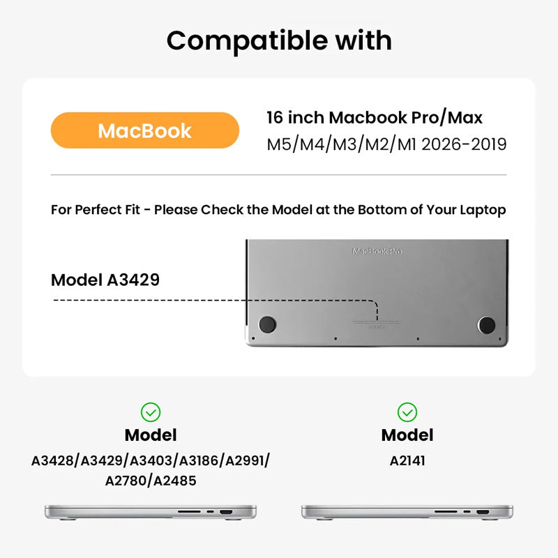 Housse Defender-A13 MacBook Pro 16" Vert