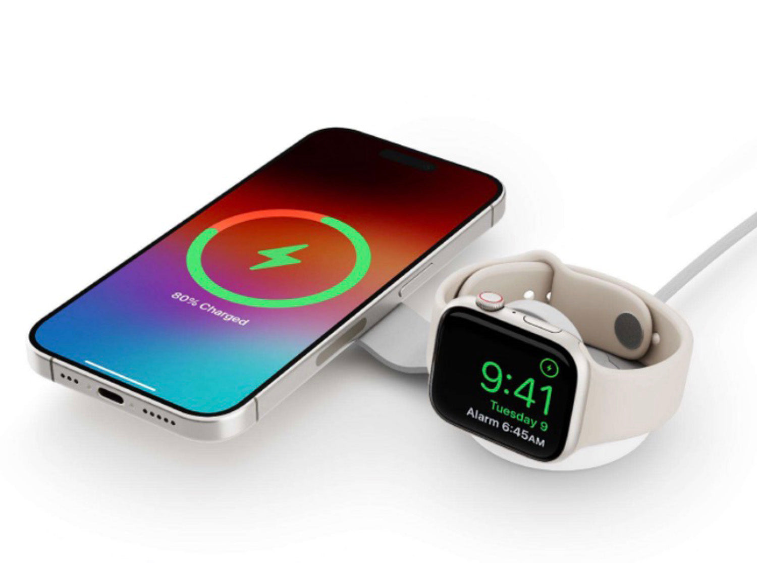 Butterfly SE 2-en-1 Qi2 MagSafe Chargeur Noir