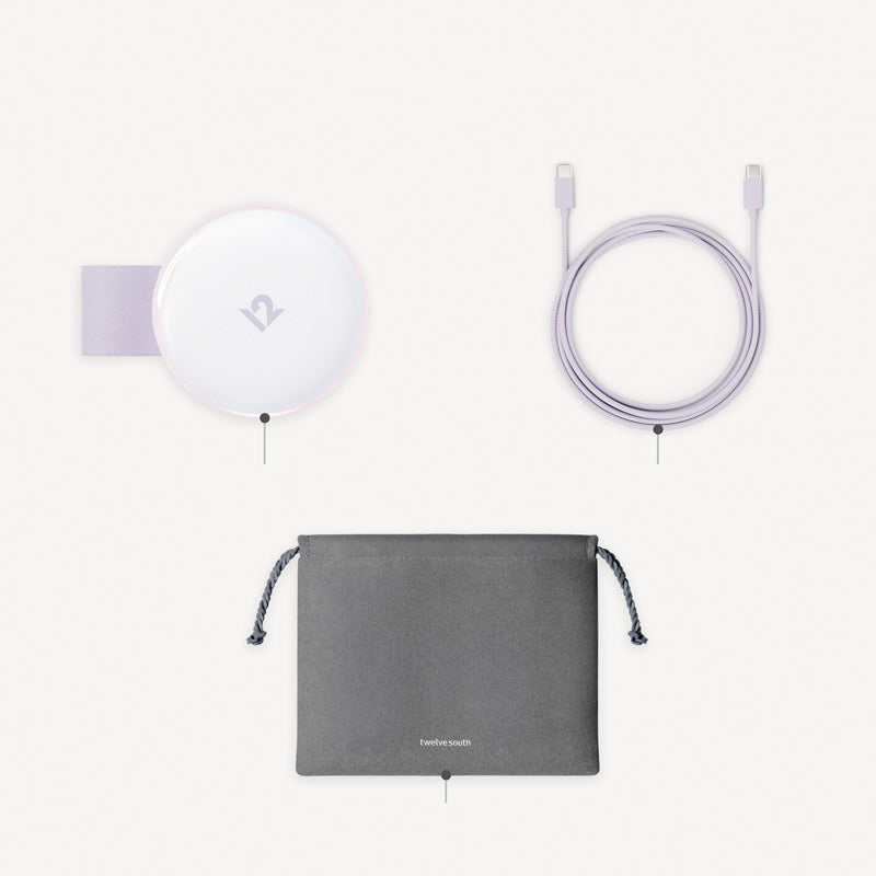 Butterfly SE 2-en-1 Qi2 MagSafe Chargeur Iridescent