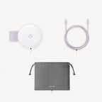 Butterfly SE 2-en-1 Qi2 MagSafe Chargeur Iridescent