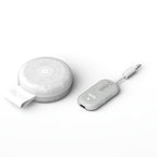 Butterfly SE 2-en-1 Qi2 MagSafe Chargeur Glacial Translucide