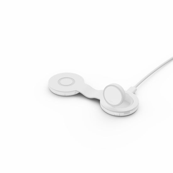 Butterfly SE 2-en-1 Qi2 MagSafe Chargeur Glacial Translucide