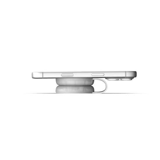 Butterfly SE 2-en-1 Qi2 MagSafe Chargeur Glacial Translucide
