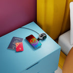 Butterfly SE 2-en-1 Qi2 MagSafe Chargeur Slate Translucide
