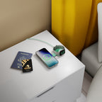Butterfly SE 2-en-1 Qi2 MagSafe Chargeur Slate Translucide