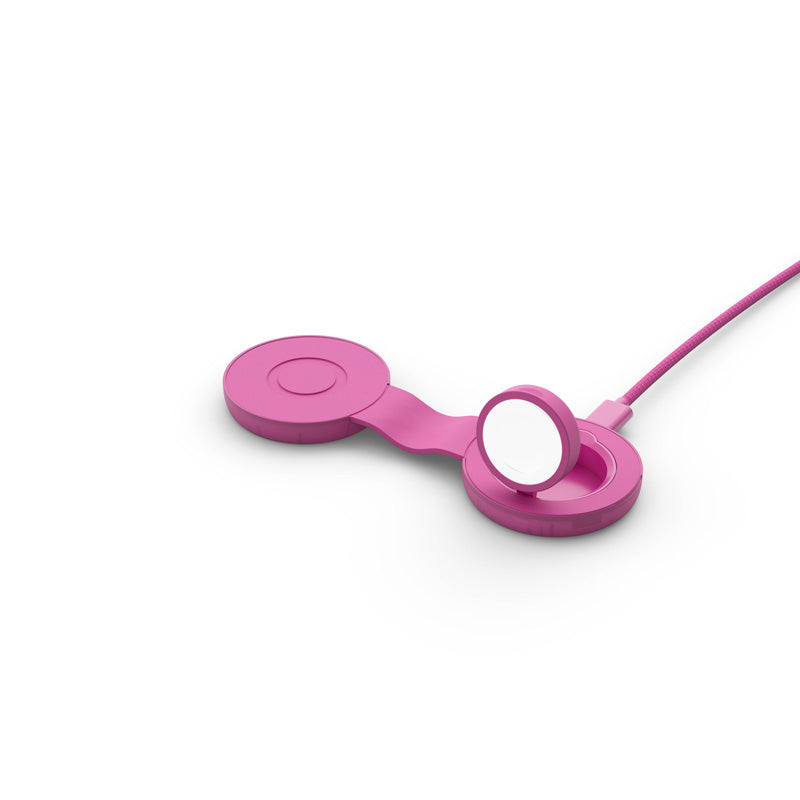Butterfly SE 2-en-1 Qi2 MagSafe Chargeur Translucend Fuchsia
