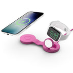 Butterfly SE 2-en-1 Qi2 MagSafe Chargeur Translucend Fuchsia