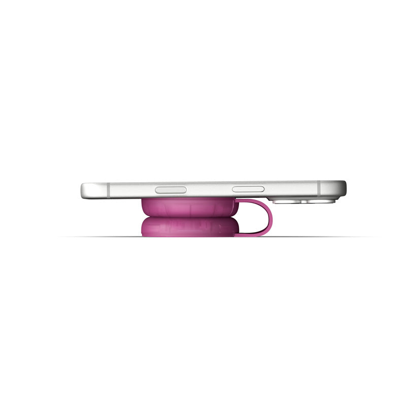 Butterfly SE 2-en-1 Qi2 MagSafe Chargeur Translucend Fuchsia