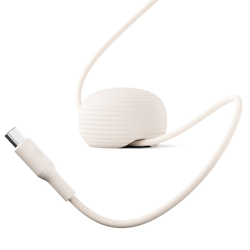 Câble CableStay USB-C (1,5 m) avec base lestée Dune