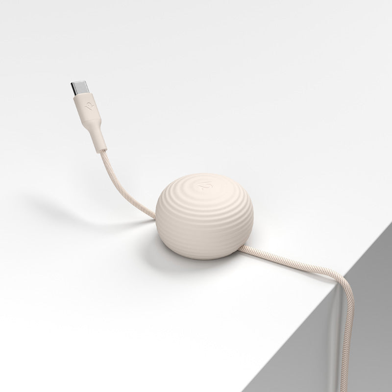 Câble CableStay USB-C (1,5 m) avec base lestée Dune