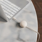 Câble CableStay USB-C (1,5 m) avec base lestée Dune