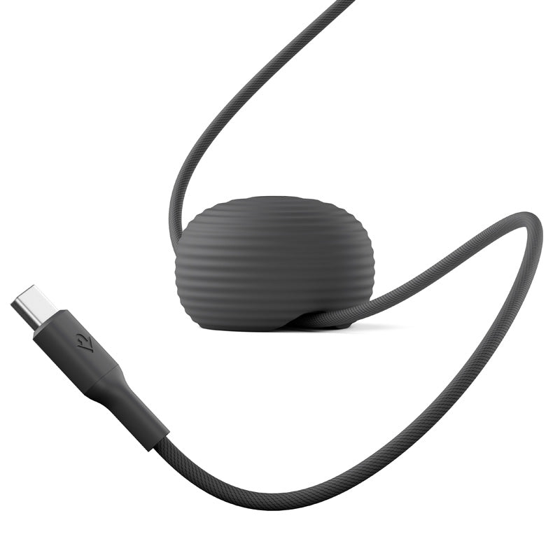 Câble CableStay USB-C (1,5 m) avec base lestée Slate