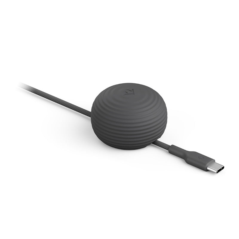 Câble CableStay USB-C (1,5 m) avec base lestée Slate