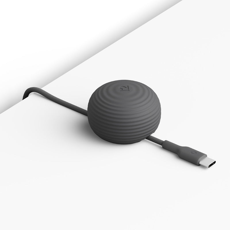 Câble CableStay USB-C (1,5 m) avec base lestée Slate