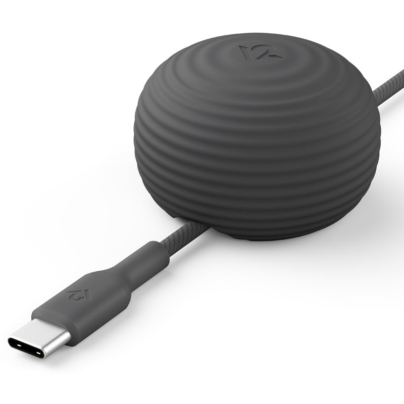 Câble CableStay USB-C (1,5 m) avec base lestée Slate