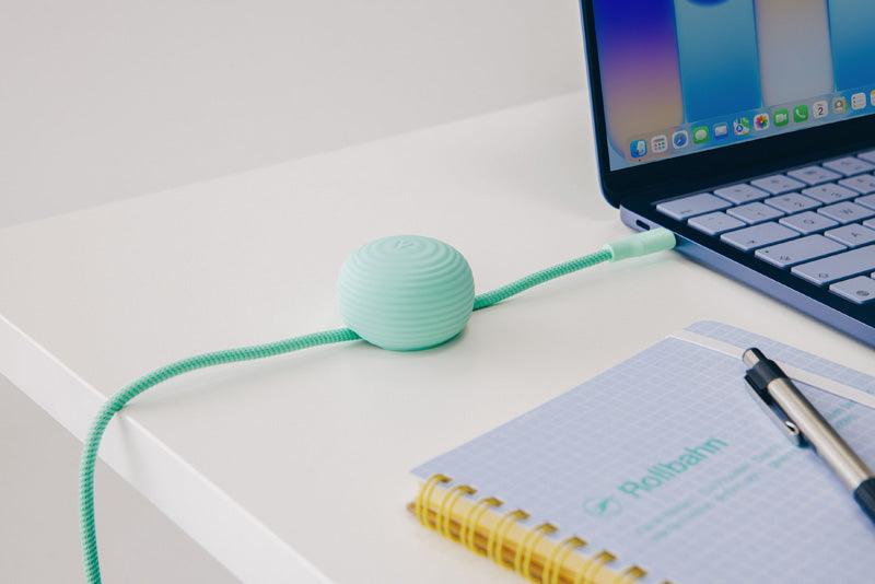 Câble CableStay USB-C (1,5 m) avec base lestée Mint