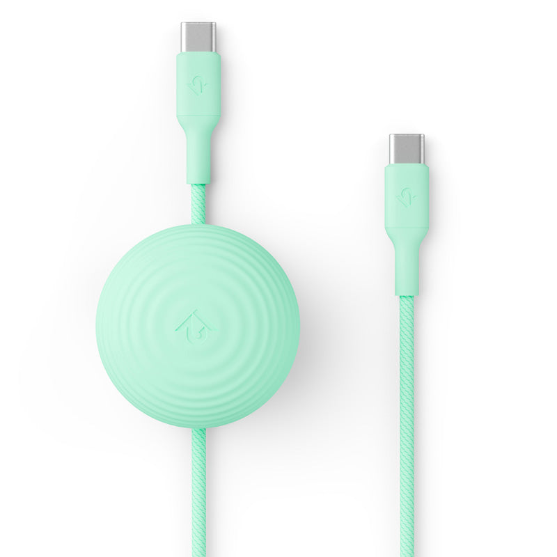Câble CableStay USB-C (1,5 m) avec base lestée Mint