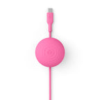 Câble CableStay USB-C (1,5 m) avec base lestée Fuchsia
