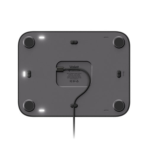 Valet Large 25W Base Noire / Cadre Noir