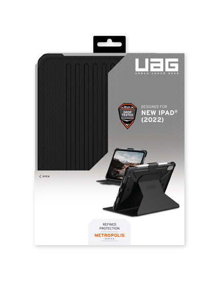 Metropolis iPad 11 (A16) & 10.9 (10th gen) Noir