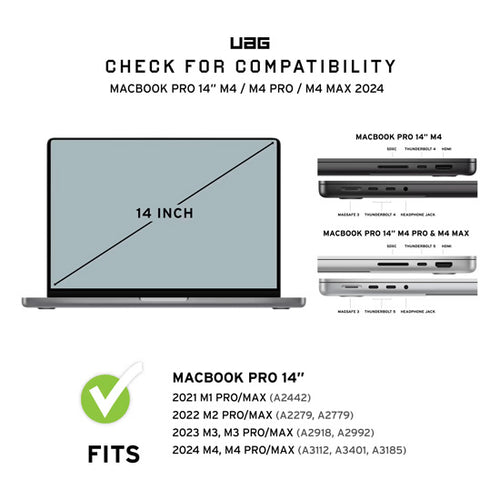 Coque Essential Armor MacBook Pro 14" (M1/M2/M3/M4/M5) Clear