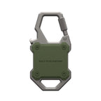Coque Monarch pour AirTag Olive Drab/Silver