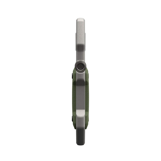 Coque Monarch pour AirTag Olive Drab/Silver