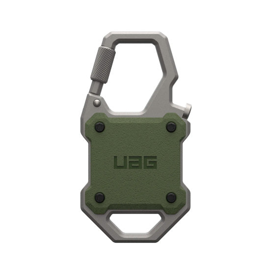 Coque Monarch pour AirTag Olive Drab/Silver