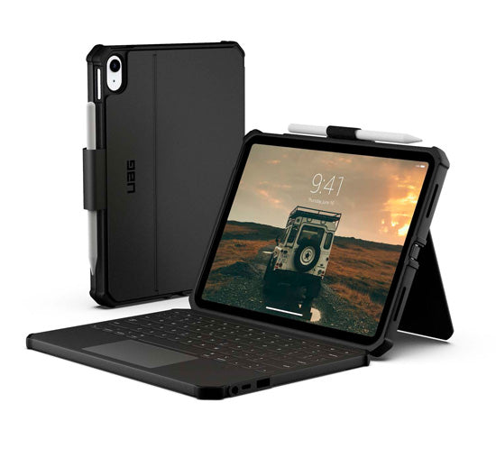 Folio clavier USB-C avec trackpad iPad 11 (A16) & 10.9 (10th gen) AZERTY Noir