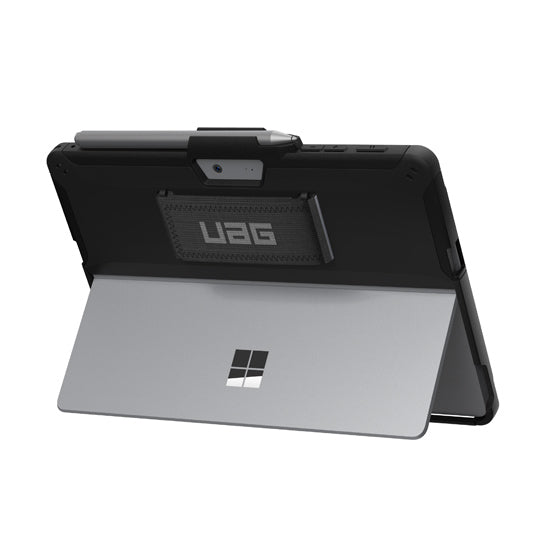 Scout Microsoft Surface Go/Go 2/Go 3/Go 4 avec Handstrap Noir - Polybag