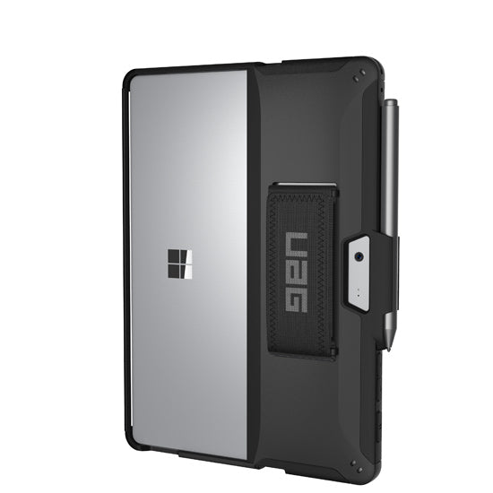 Scout Microsoft Surface Go/Go 2/Go 3/Go 4 avec Handstrap Noir - Polybag