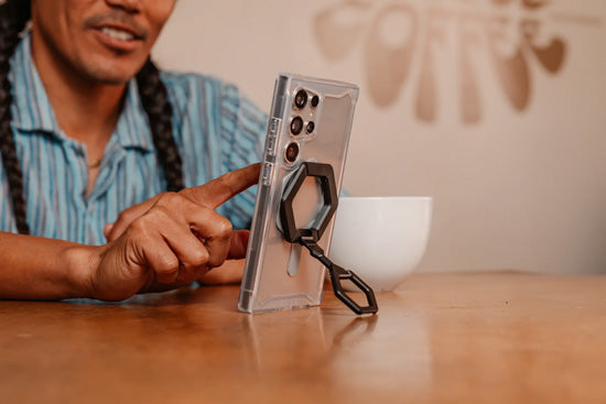 Support Magnetic Ring Stand Noir