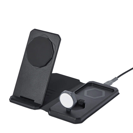 Chargeur de voyage/bureau 3-en-1 + housse