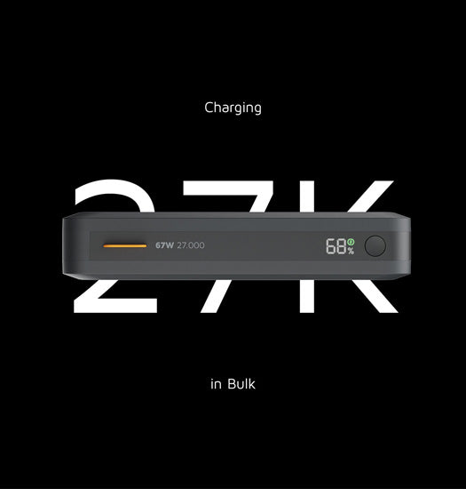 Batterie Fuel Serie 67W 27.000 mAh Midnight Black