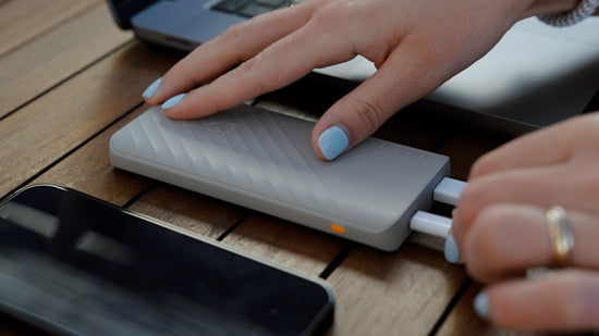 Batterie externe Go2 15W 10.000 mAh Charcoal Clay