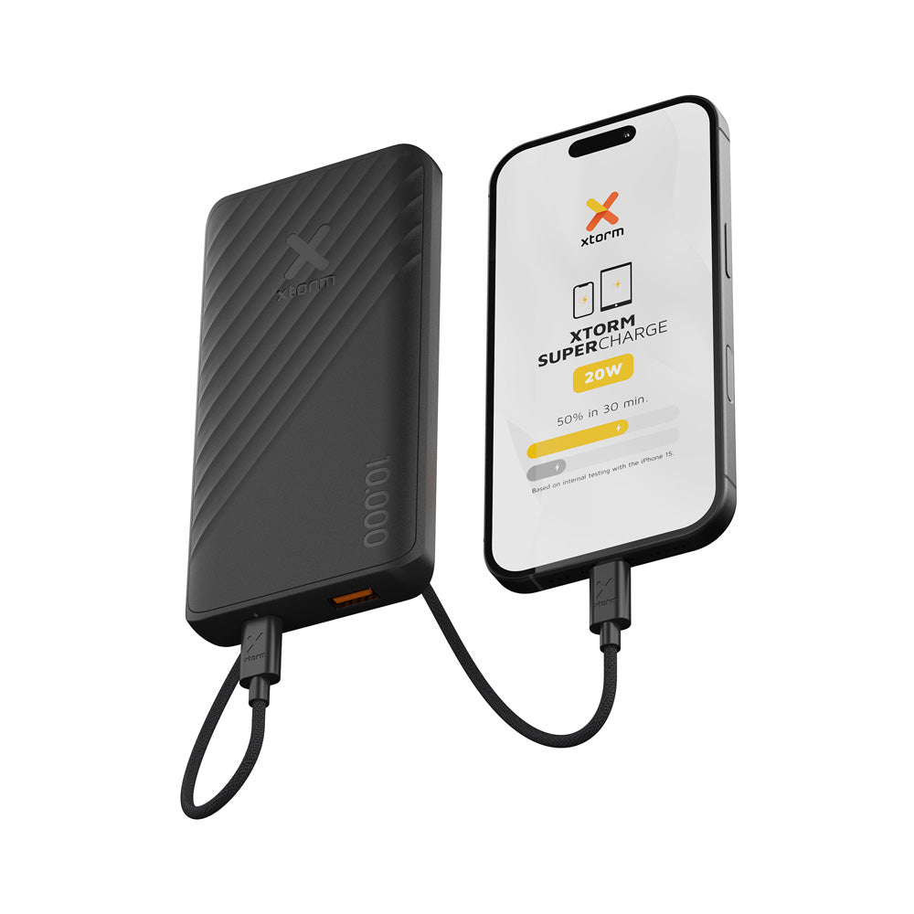 Batterie Externe Go2 20W 10.000 mAh Charcoal Black
