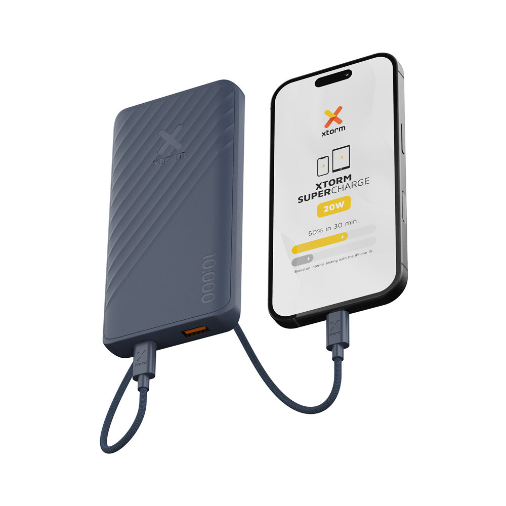 Batterie Externe Go2 20W 10.000 mAh Bleu
