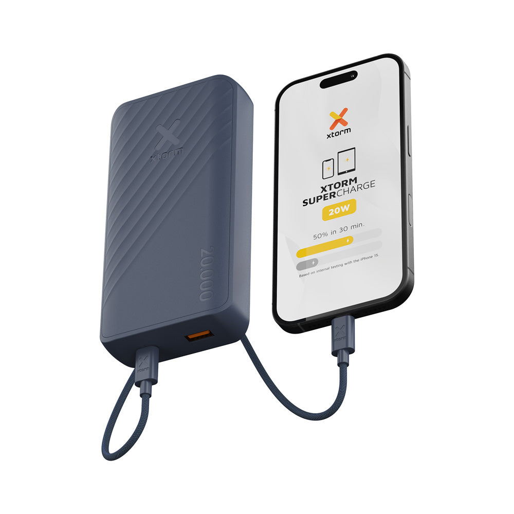 Batterie Externe Go2 20W 20.000 mAh Bleu
