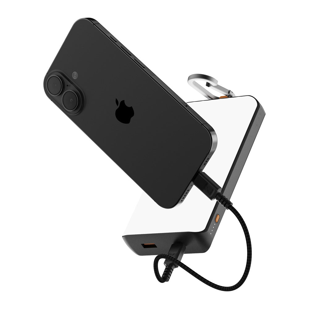 Batterie externe solaire Go2 20 W 10 000 mAh Charcoal Black