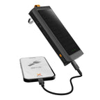 Batterie externe solaire Go2 20 W 10 000 mAh Charcoal Black