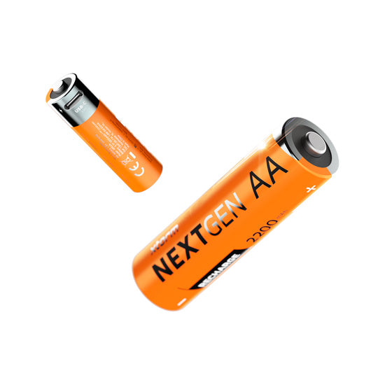 Piles AA NextGen rechargeables USB-C Pack de 4