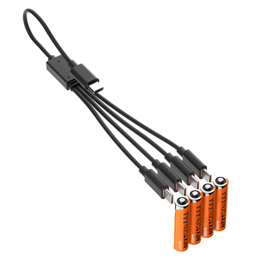 Piles AAA NextGen rechargeables USB-C Pack de 4