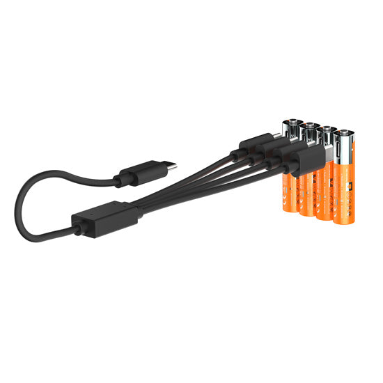 Piles AAA NextGen rechargeables USB-C Pack de 4