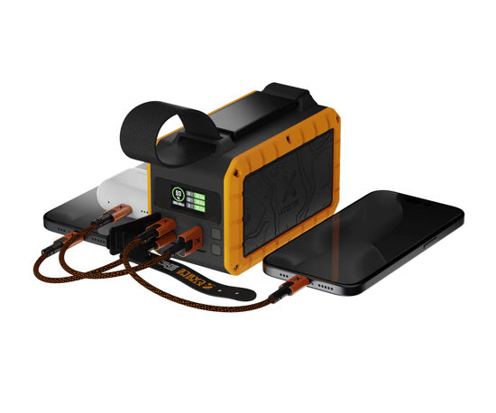 Batterie Rugged avec lampe torche 100W - 40.000 mAh