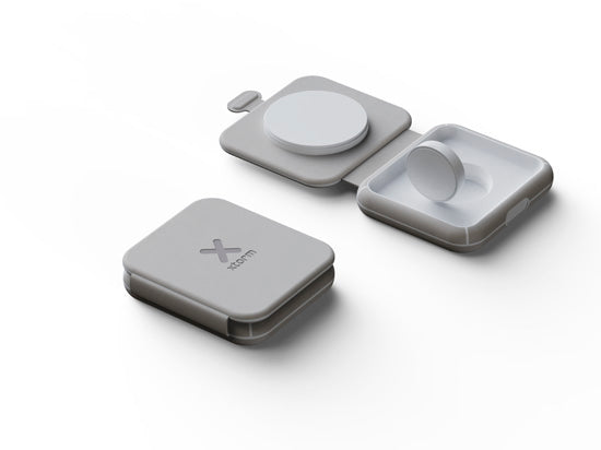 Chargeur de voyage sans fil pliable 2-en-1