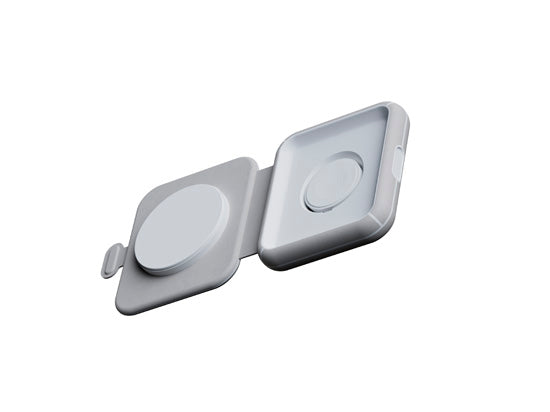 Chargeur de voyage sans fil pliable 2-en-1